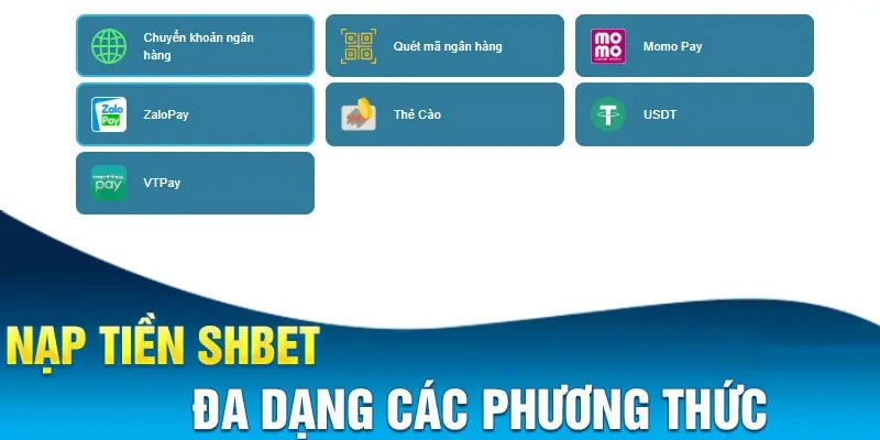 Các phương thức nạp tiền SHBET nào sẽ an toàn