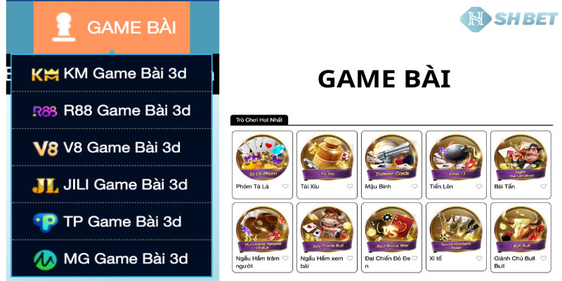 Tính năng mới của Game Bài SHBET